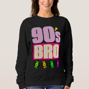 90-talets Bro 1990s Music Temaparty Vinyl Nineties T Shirt