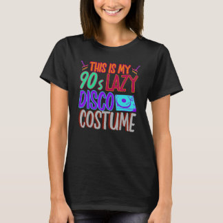 90-talets Costume Party 1990s Disco Music Vinyl Ni T Shirt