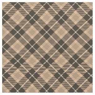 90-talets enkla Play Elegant Mönster Black Beige N Tyg