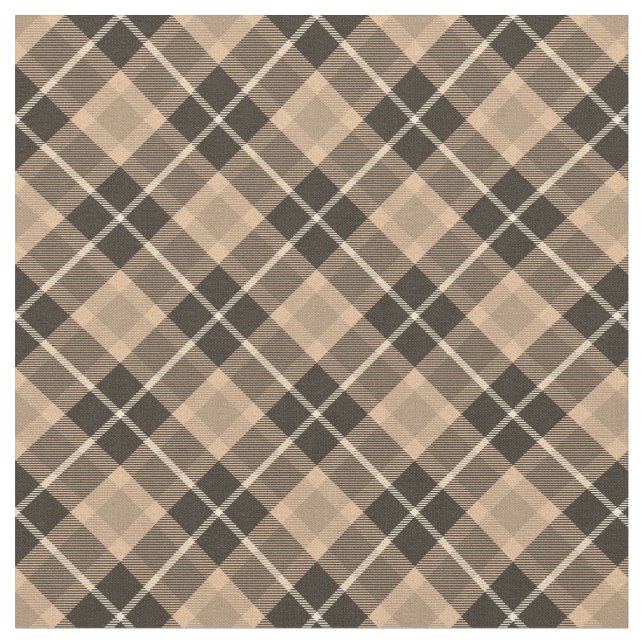 90-talets enkla Play Elegant Mönster Black Beige N Tyg (Närbild)