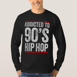 90-talets Hip hop Gangster Rap Clothing Old school T Shirt