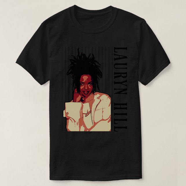 90-talets lauryn backe poster t shirt (Design framsida)