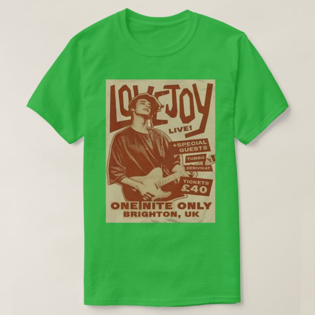 90-talets Lovejoy-konsert Poster T Shirt (Design framsida)