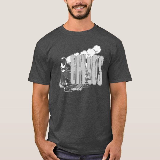 90-talets Mörk T-Shirt (Framsida)