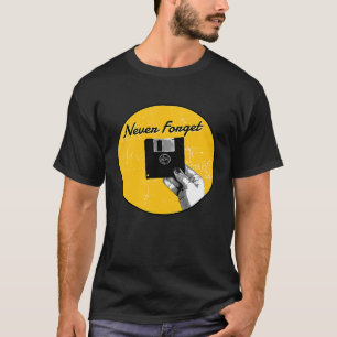 90-talets nav i pappa glömmer aldrig disketter t shirt
