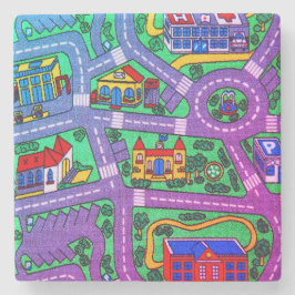 90-talets nostalgia, Track carpet Car Road nostalg Stenunderlägg