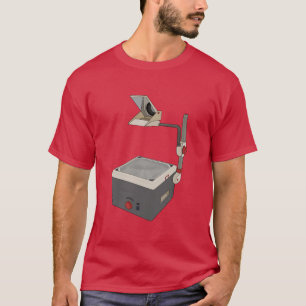 90-talets OHP 80s-projektor med overhead-projektor T Shirt
