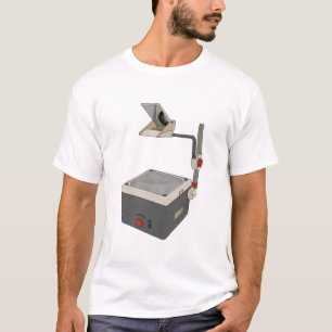 90-talets OHP 80s-projektor med overhead-projektor T Shirt