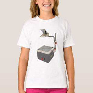 90-talets OHP 80s-projektor med overhead-projektor T Shirt