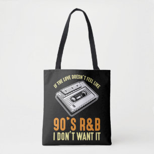 90-talets R&B Music Cassette 90-tal sång Älskare Tygkasse