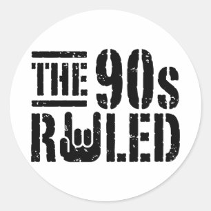 90-talets regler runt klistermärke