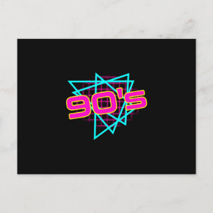 90-talets Retro 1990-Vintages 90-talskonst för Äls Vykort