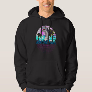 90-talets retro Brachiosaurus Vaporwave Aesthetic Hoodie