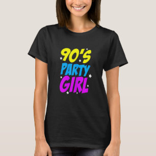 90-talets Retro Motto Women i Party T Shirt