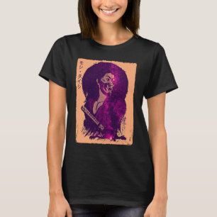 90-talets Samurai-krigare Japansk Streetwear Vapor T Shirt