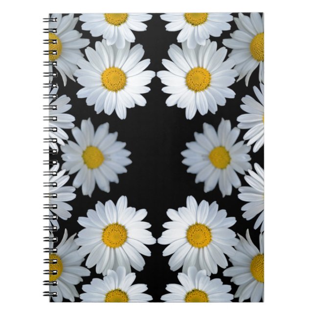 90-talets svarta daisy anteckningsbok (Framsidan)