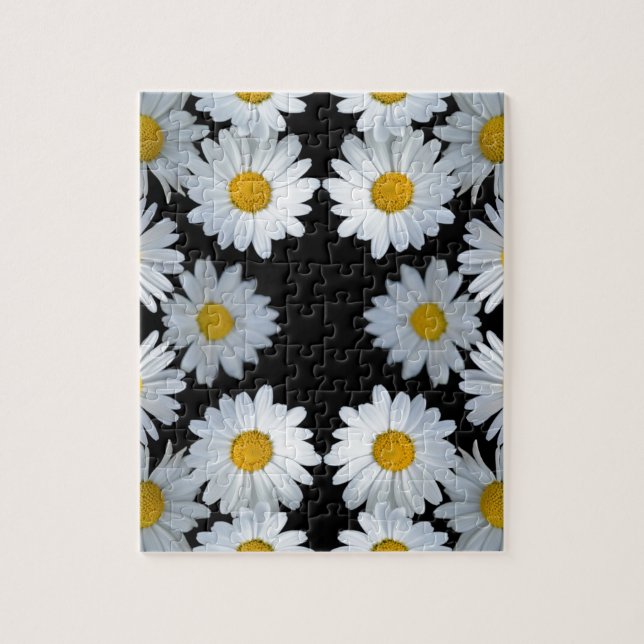 90-talets svarta daisy pussel (Vertikal)