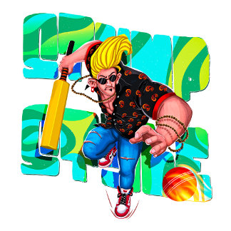 90-talets Tecknad Johnny Bravo T Shirt