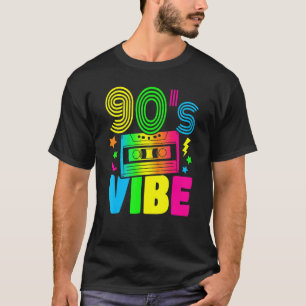90-talets Vibe Retro 1990-tal Stilar Costume Party T Shirt