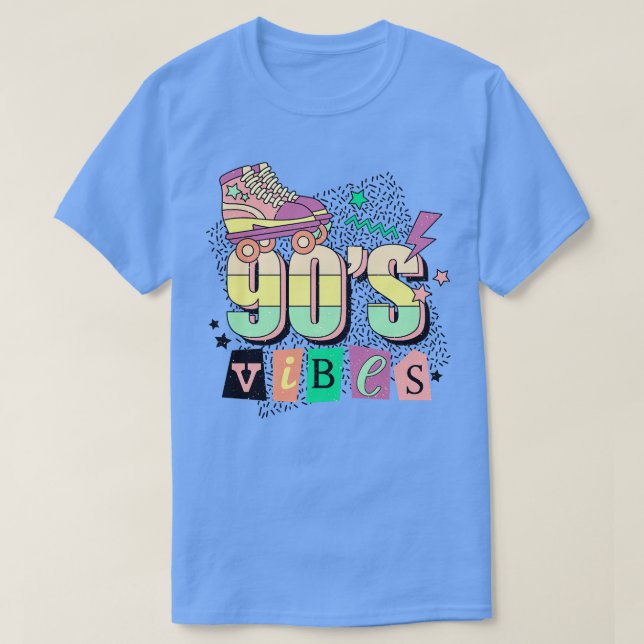 90-talets Vibes T Shirt (Design framsida)
