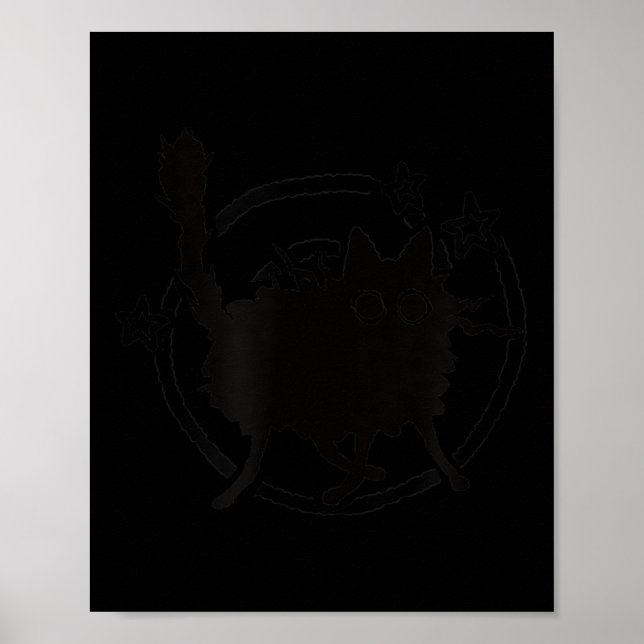 90-talets Y2k-finare Tomcat-katt Skräms under Sta Poster (Framsidan)