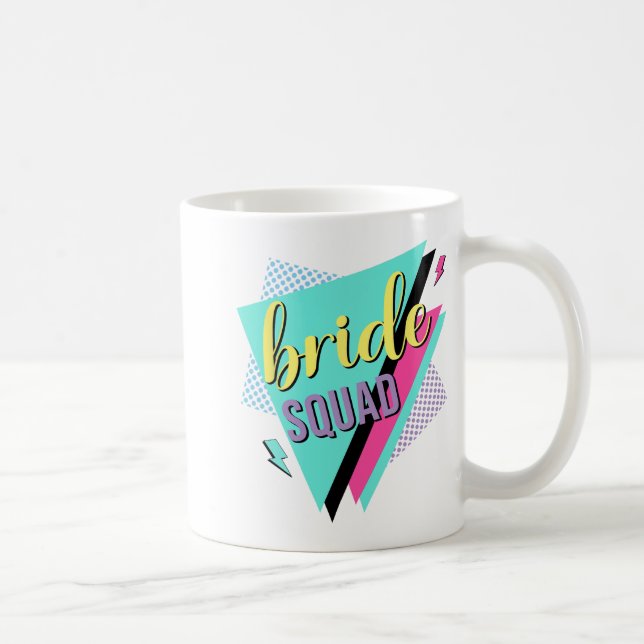 90-tals brudklubb Brudtärna Retro 90-talet möhippa Kaffemugg (Höger)