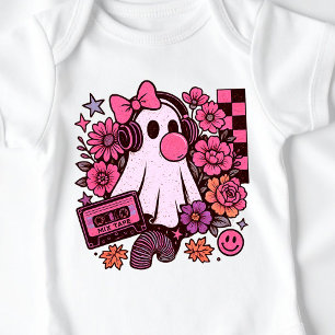 90-tals Bubblegum Estetik Retro Spökflicka Hallowe T Shirt