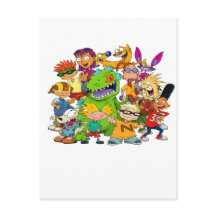90-tals Cartoon Mash-Up T-Shirt