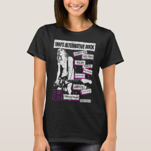 90-tals Crack Punk Band T Shirt