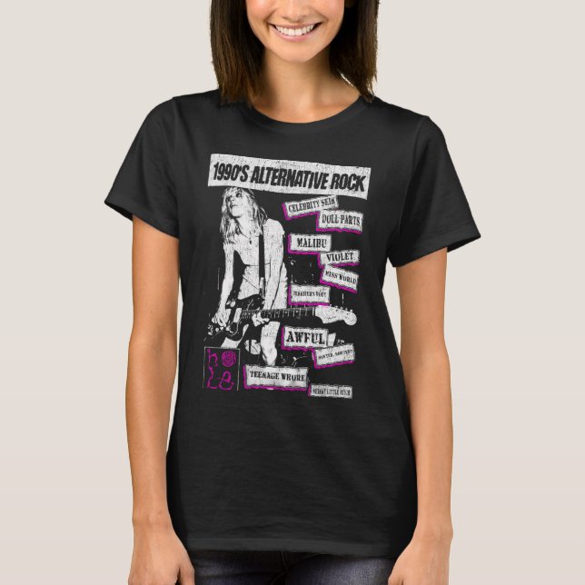 90-tals Crack Punk Band T Shirt (Framsida)