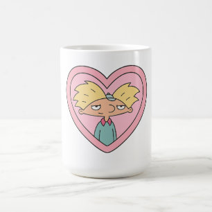 90-tals Crush Heart Klocka — Söt Retro Pojkdekal Magisk Mugg