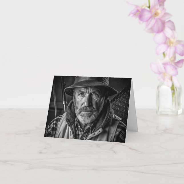 90-tals Fiske Fotokort Kort (Orkide)