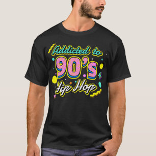 90-tals Hip Hop Rap Musik Nostalgi Old School Kläd T Shirt