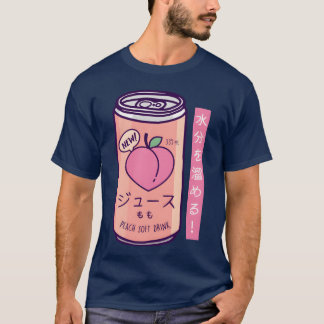 90-tals japansk estetisk persikojuice dryck Japan T Shirt