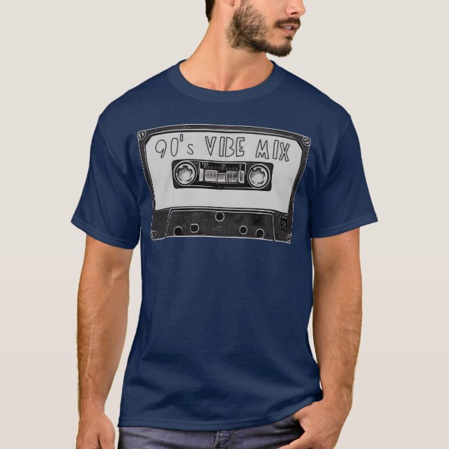 90-tals Mitape-tjej T Shirt (Framsida)