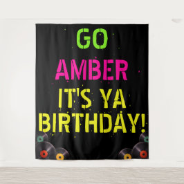 90-tals neonfärger|Hip Hop-födelsedagsfotobakgrund