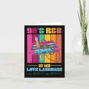 90-tals R&b RnB Musikälskare för män kvinnor f Kort