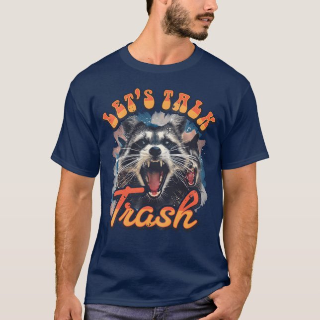 90-tals Raccoon Bootleg Låt salkrash vänner T Shirt (Framsida)