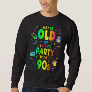 90-tals Raveklänning för Kvinnor & 1990-tal Fancy Lång Ärmad Tröja