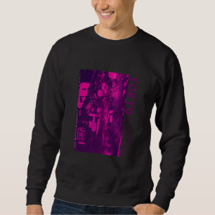 90-tals Retro Lofi Tokyo Japansk Streetwear Vaporw Lång Ärmad Tröja