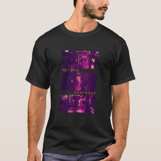 90-tals Retro Lofi Tokyo Japansk Streetwear Vaporw T Shirt