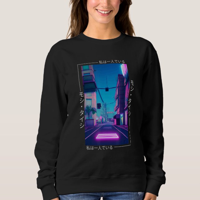 90-tals Retro Synthwave Japansk Vaporwave Otaku Es T Shirt (Framsida)