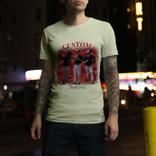 90-tals Sport Bootleg Rap Anpassad Bild T Shirt