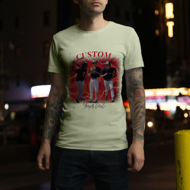 90-tals Sport Bootleg Rap Anpassad Bild T Shirt (Skapare uppladdad)