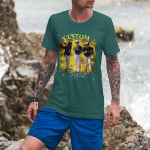 90-tals Sport Bootleg Rap Anpassad Bild T Shirt