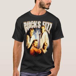 90-tals stil popgrupp t shirt