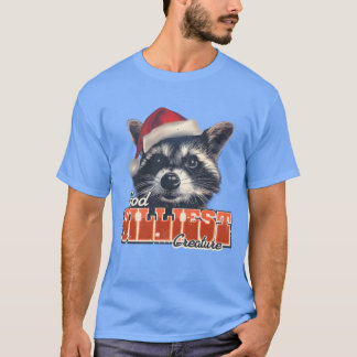 90-tals tvättbjörn bootleg Gud löjligaste varelse T Shirt