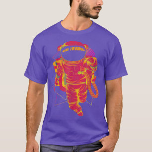 90-talskonst Vaporwave Aesthetic Rymden Synthwave T Shirt
