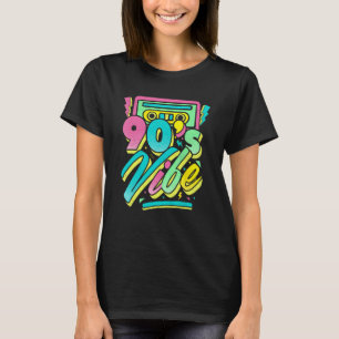 90-talsvibbar Vintage Retro Kostymfest Nittio-tal T Shirt