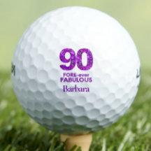 90 TIDIGARE Fabulous 90:e Birthday Lila blommor